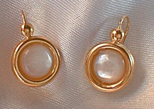 18k Gold Post Earrings