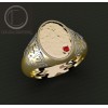 SIGNET RING.Gold 750/1000