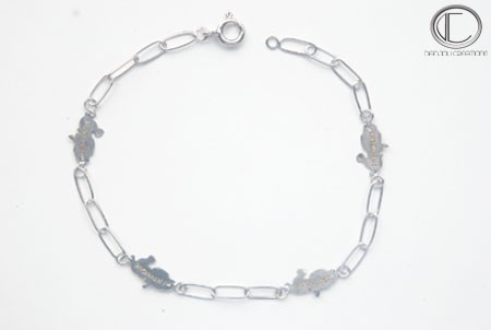 BRACELET CARTE MARTINIQUE.Or 750/1000
