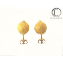 Boucles d'oreilles boules .Or 750/1000