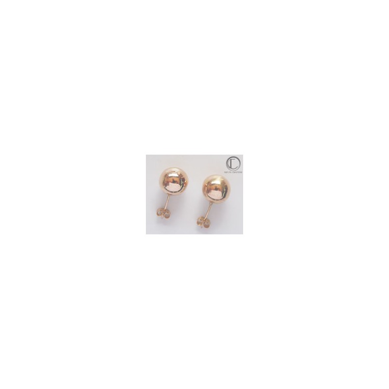 Boucles d'oreilles boules .Or 750/1000