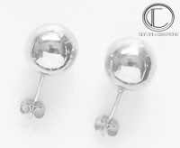Boucles d'oreilles boules .Or 750/1000