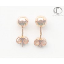 Boucles d'oreilles boules .Or 750/1000