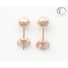 Boucles d'oreilles boules .Or 750/1000