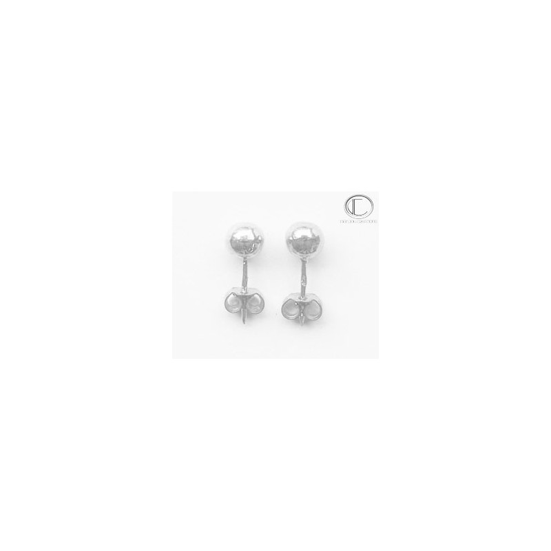 Boucles d'oreilles boules .Or 750/1000