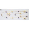 Parure cartes.Or 750/1000