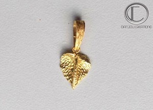 Colgante Anthurium.Oro 750/1000