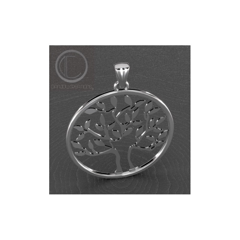 Pendentif arbre de vie. Or 750/1000