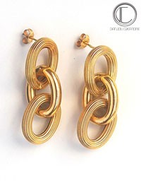 BOUCLES FORCATS .Or 750/1000