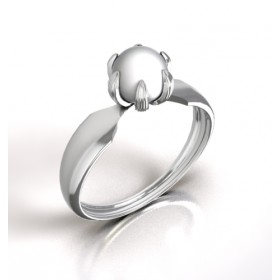 BAGUE STELLA PEARL.Or 750/1000