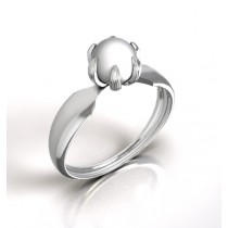 BAGUE STELLA PEARL.Or 750/1000