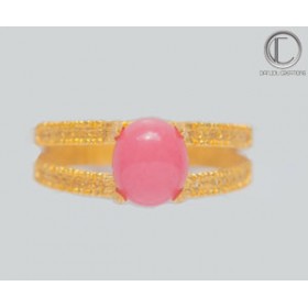 BAGUE CONCH PEARL.OR 750/1000