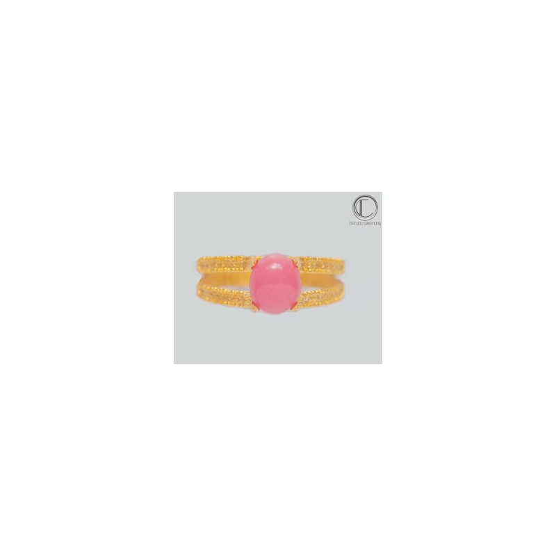 BAGUE CONCH PEARL.OR 750/1000