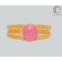 BAGUE CONCH PEARL.OR 750/1000