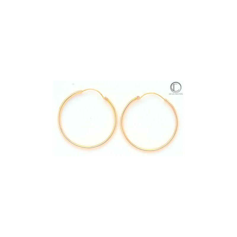 boucles d'oreilles creoles.Or 750/1000