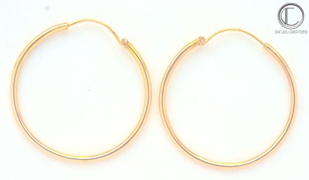 boucles d'oreilles creoles.Or 750/1000