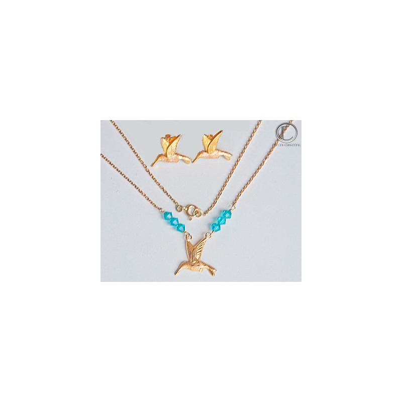 PARURE COLIBRI.OR750/1000