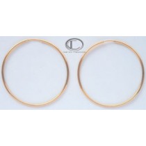 Boucles d'oreilles creoles.Or 750/1000