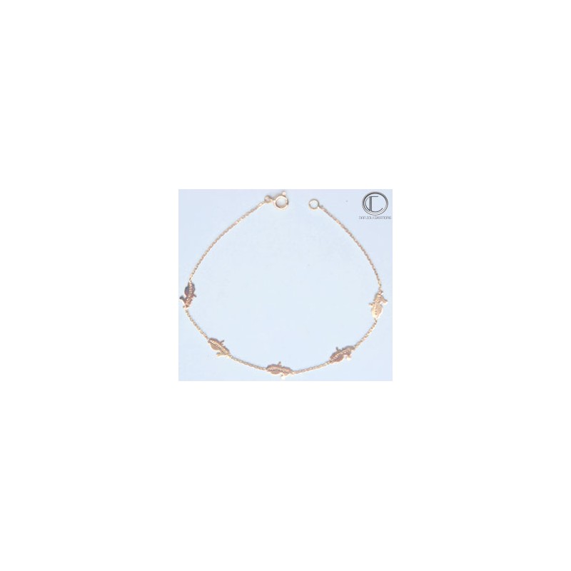 BRACELET CARTE MARTINIQUE.Or 750/1000