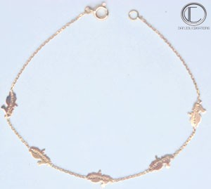 BRACELET CARTE MARTINIQUE.Or 750/1000