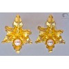 BOUCLES D' OREILLES ORCHIDEES.OR 750/1000
