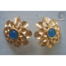 Boucles d' oreilles Nid de guèpes.Or 750/1000