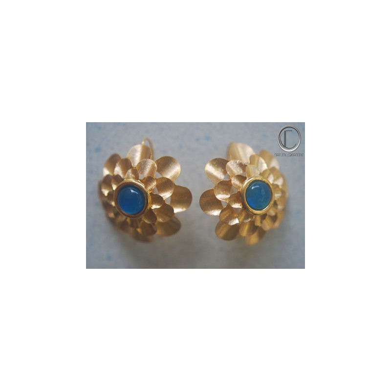 Boucles d' oreilles Nid de guèpes.Or 750/1000