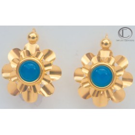 Boucles d' oreilles Nid de guèpes.Or 750/1000