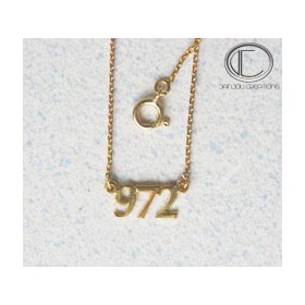Card necklaces.Gold 750/1000