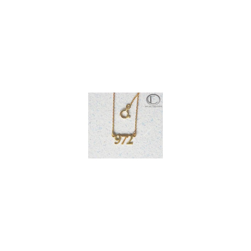 Collier 9 7 2.Or 750/1000