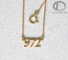 Collier cartes.Or 750/1000