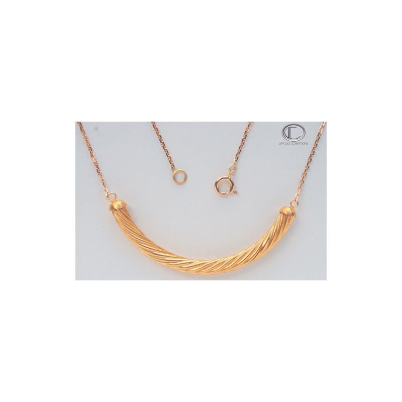 SUGAR  CANES NECKLACE.OR 750/1000