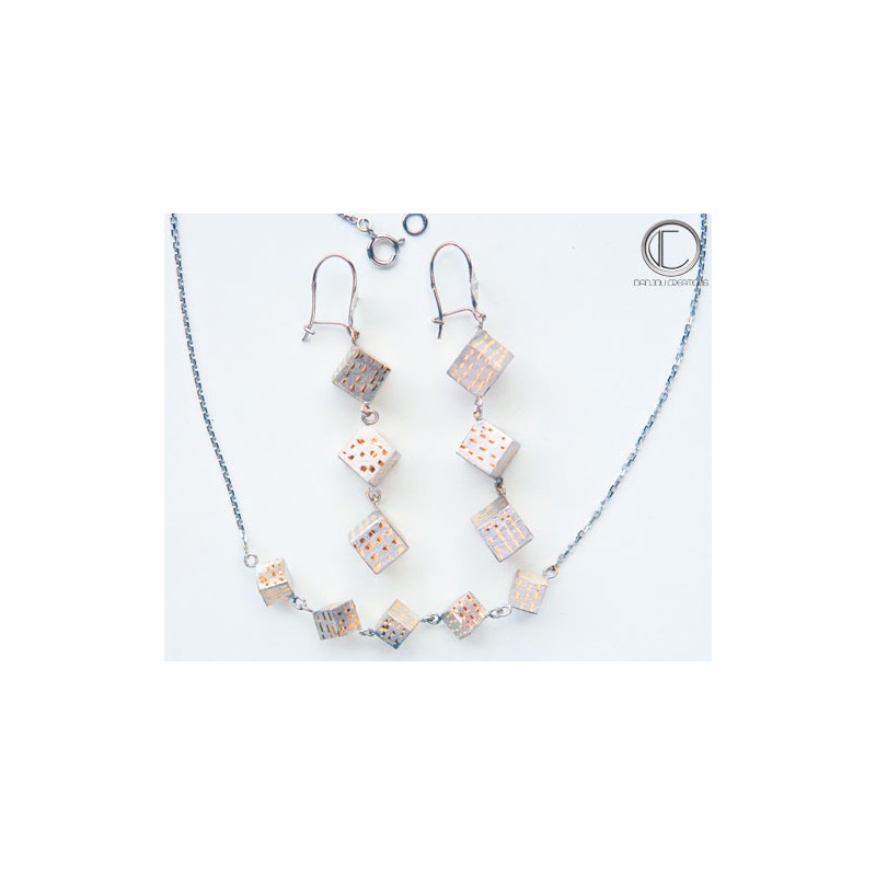 PARURE CUBES.OR 750/1000