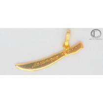 PENDENTIF COUTELAS.OR 750/1000