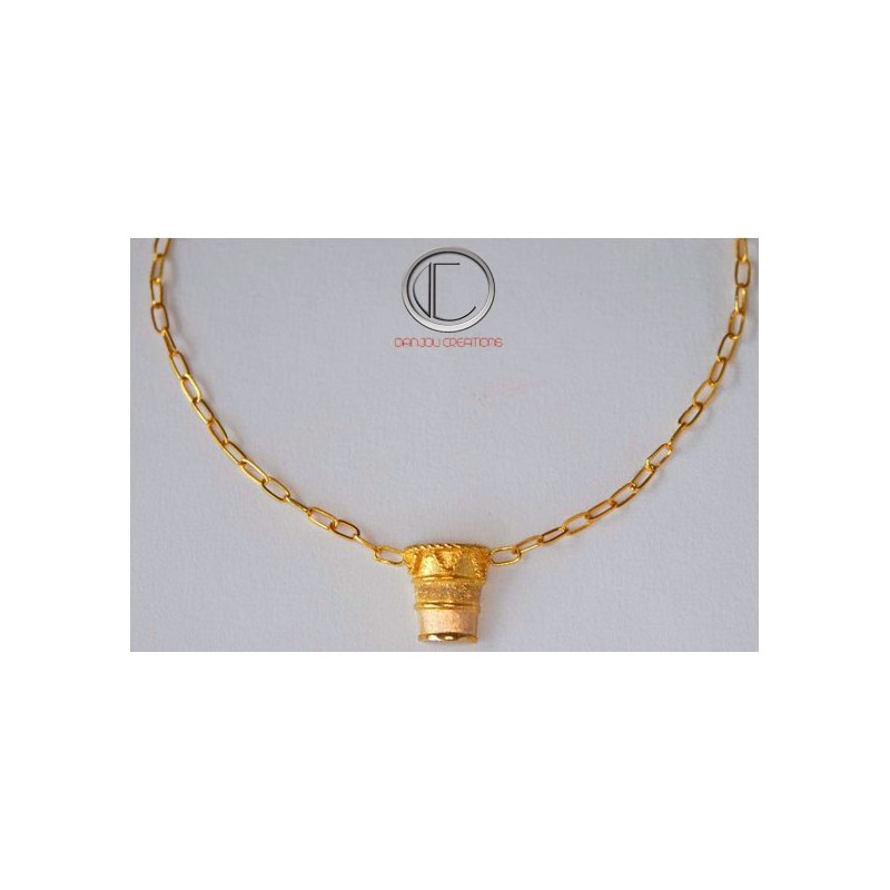 COLLIER TAMBOURS. OR750/1000