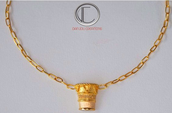 COLLIER TAMBOURS. OR750/1000