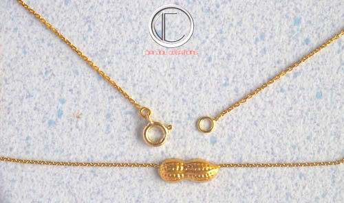 Pulsera de maní. 750/1000 Oro