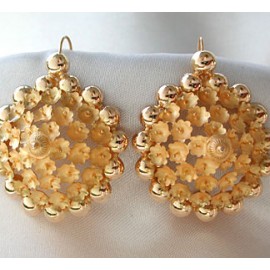 Boucles d' oreilles Tété nègrèsse.Or 750/1000