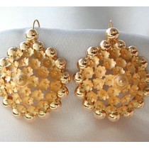 Boucles d' oreilles Tété nègrèsse.Or 750/1000