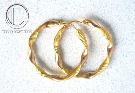PENDIENTES CRIOLAS.ORO 750/1000