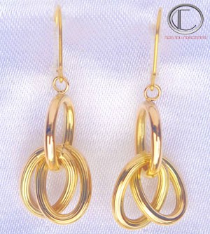 BOUCLES FORCATS .Or 750/1000
