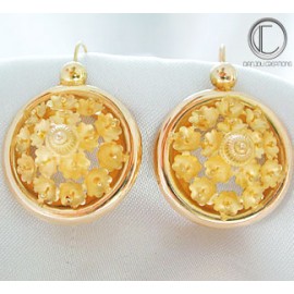Boucles d'oreilles DHALIA.Or 750/1000