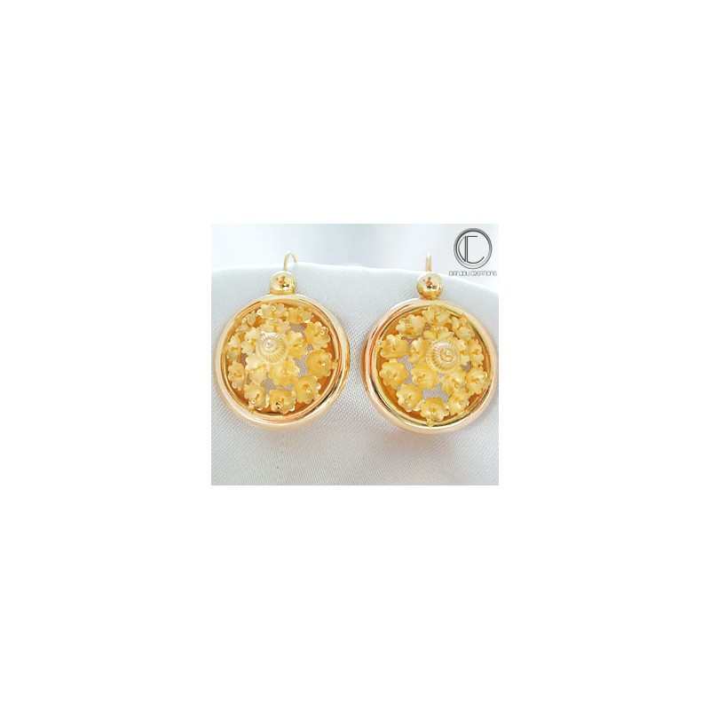Boucles d'oreilles DHALIA.Or 750/1000
