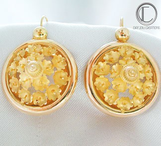 Boucles d'oreilles DHALIA.Or 750/1000