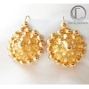 Boucles d' oreilles Tété nègrèsse.Or 750/1000