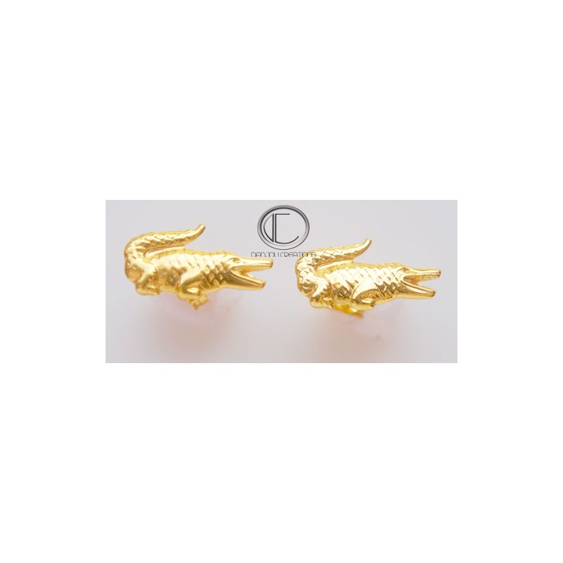BOUCLES CROCODILE.OR 750/1000