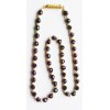 Necklace garnet NATURAL . Gold 750/1000