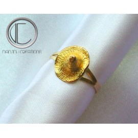 BAGUE BAKOUA.Or 750/1000