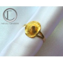 BAGUE BAKOUA.Or 750/1000
