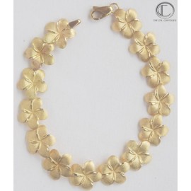 Bracelet Hibiscus.Or 750/1000 BRACELET   HIBISCUS Longueur : 19cm  ...